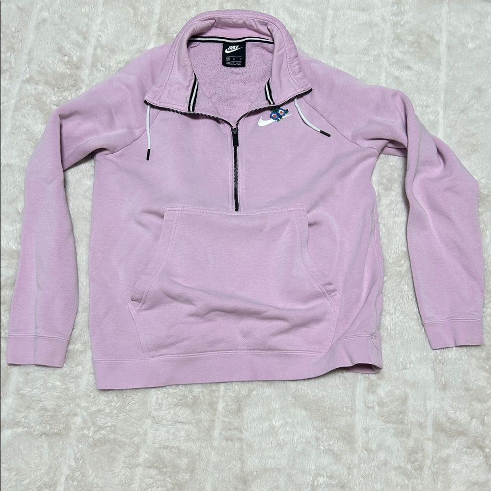 Nike Light Purple Half-Zip Sweatshirt
